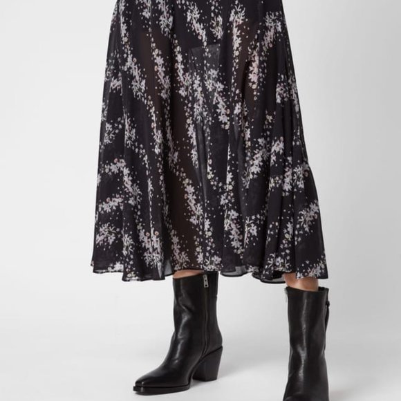 (NWOT) ALLSAINTS Cultivar Maxi Skirt - Picture 2 of 5